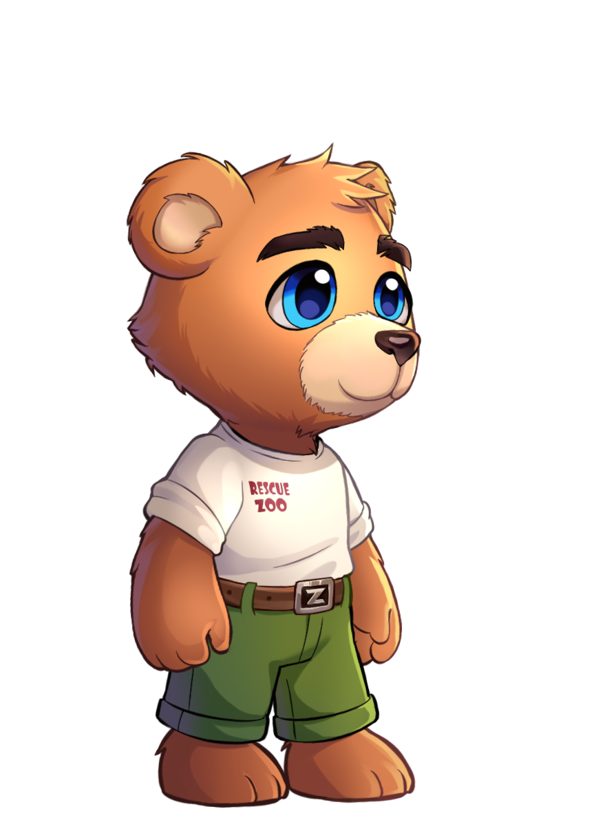 Niko's Rescue Zoo Online character — Rescue Soldier bear